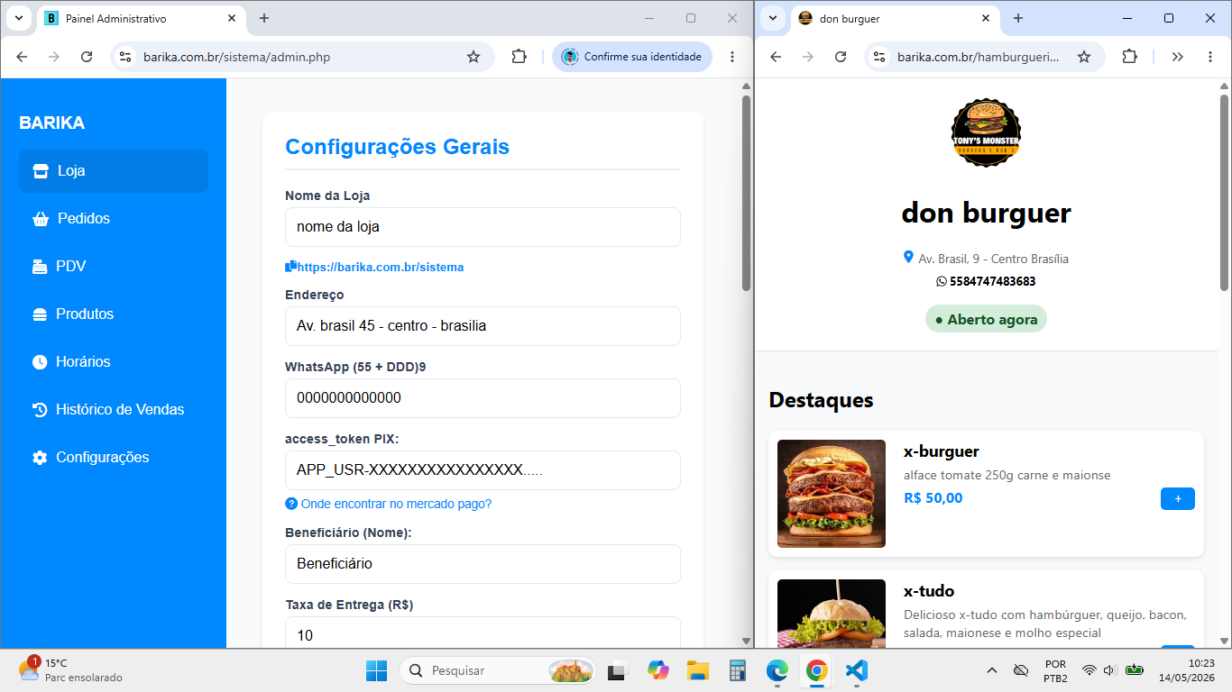 Cardápio digital para restaurante